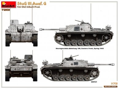 Miniart - Sturmgeschütz StuG III Ausf. G Feb 1943 Alkett Prod., 1/72, 72101 21