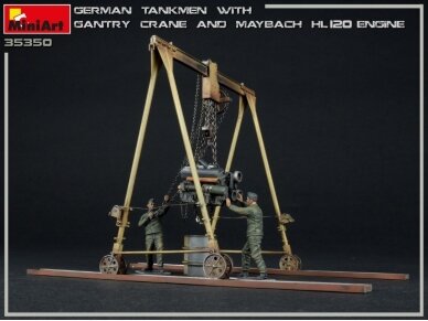 Miniart - German Tankmen with Gantry Crane & Maybach HL 120 Engine, 1/35, 35350 2