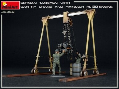 Miniart - German Tankmen with Gantry Crane & Maybach HL 120 Engine, 1/35, 35350 3