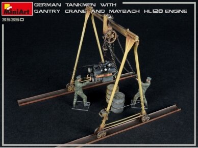 Miniart - German Tankmen with Gantry Crane & Maybach HL 120 Engine, 1/35, 35350 4