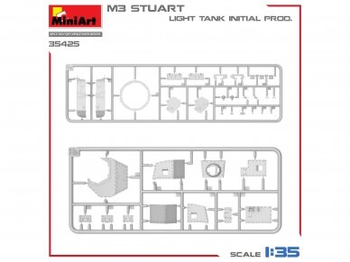 Miniart - M3 Stuart Light Tank. Initial Prod., 1/35, 35425 9