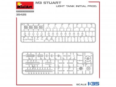 Miniart - M3 Stuart Light Tank. Initial Prod., 1/35, 35425 10