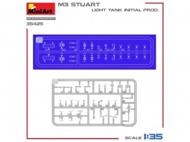 Miniart - M3 Stuart Light Tank. Initial Prod., 1/35, 35425 11