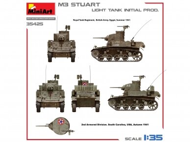 Miniart - M3 Stuart Light Tank. Initial Prod., 1/35, 35425 13