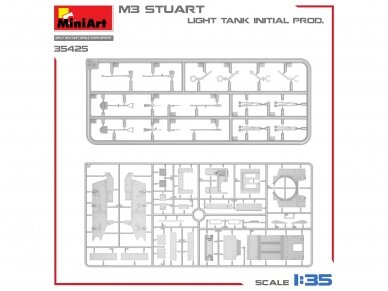 Miniart - M3 Stuart Light Tank. Initial Prod., 1/35, 35425 7