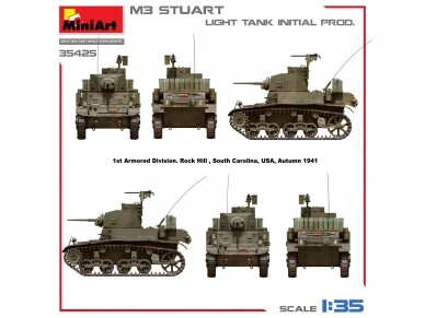Miniart - M3 Stuart Light Tank. Initial Prod., 1/35, 35425 14