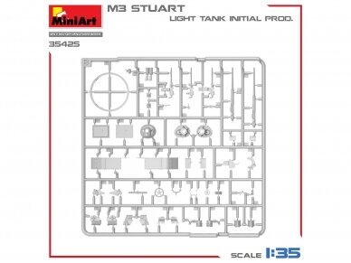 Miniart - M3 Stuart Light Tank. Initial Prod., 1/35, 35425 6