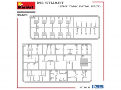 Miniart - M3 Stuart Light Tank. Initial Prod., 1/35, 35425 8