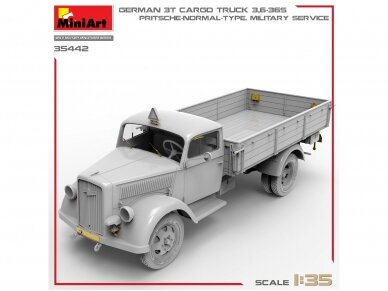 Miniart - German Opel Blitz 3t Cargo Truck 3,6-36S. Pritsche-Normal-Type Military Service, 1/35, 35442 3