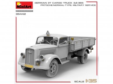 Miniart - German Opel Blitz 3t Cargo Truck 3,6-36S. Pritsche-Normal-Type Military Service, 1/35, 35442 4