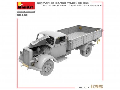 Miniart - German Opel Blitz 3t Cargo Truck 3,6-36S. Pritsche-Normal-Type Military Service, 1/35, 35442 8