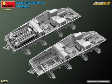 Miniart - Sd.Kfz.234/2 PUMA Interior Kit, 1/35, 35414 15