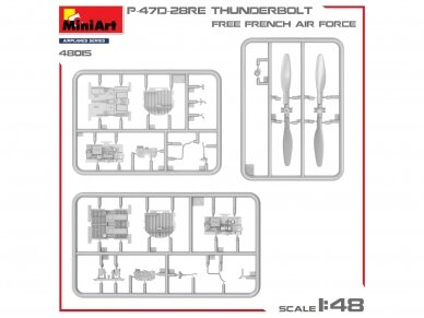 Miniart - Republic P-47D-28RE Thunderbolt 'Free French Air Force', 1/48, 48015 4