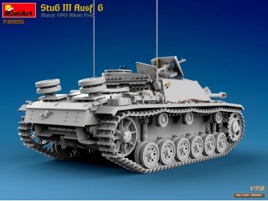 Miniart - Sturmgeschütz StuG III Ausf. G March 1943 Alkett Prod., 1/72, 72105 9