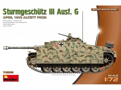 Miniart - Sturmgeschütz StuG III Ausf. G April 1943 Alkett Prod., 1/72, 72106