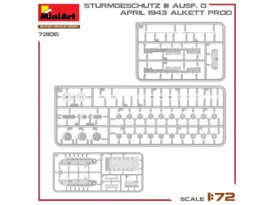 Miniart - Sturmgeschütz StuG III Ausf. G April 1943 Alkett Prod., 1/72, 72106 13