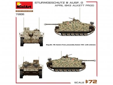 Miniart - Sturmgeschütz StuG III Ausf. G April 1943 Alkett Prod., 1/72, 72106 19