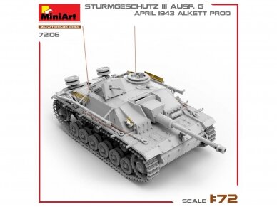 Miniart - Sturmgeschütz StuG III Ausf. G April 1943 Alkett Prod., 1/72, 72106 8