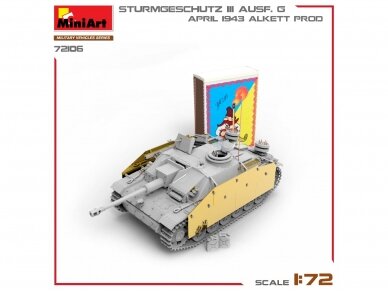 Miniart - Sturmgeschütz StuG III Ausf. G April 1943 Alkett Prod., 1/72, 72106 1