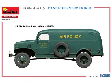 Miniart - Chevrolet G506 4х4 1,5 t Panel Delivery Truck, 1/35, 38083 19