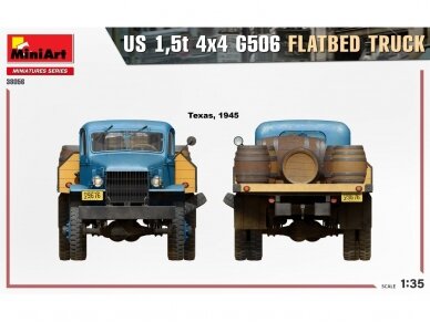 Miniart - US 1,5t 4x4 Chevrolet G506 Flatbed Truck, 1/35, 38056 33