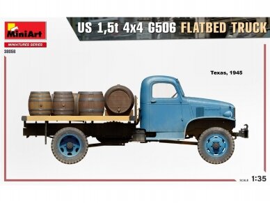 Miniart - US 1,5t 4x4 Chevrolet G506 Flatbed Truck, 1/35, 38056 34