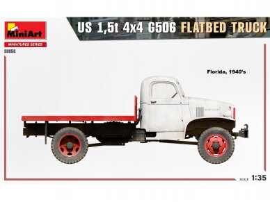 Miniart - US 1,5t 4x4 Chevrolet G506 Flatbed Truck, 1/35, 38056 36