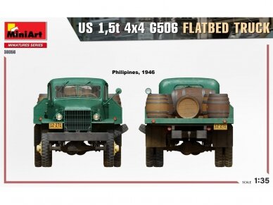 Miniart - US 1,5t 4x4 Chevrolet G506 Flatbed Truck, 1/35, 38056 37