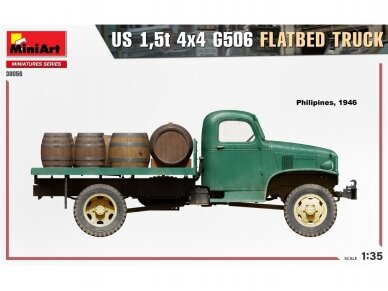 Miniart - US 1,5t 4x4 Chevrolet G506 Flatbed Truck, 1/35, 38056 38