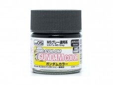 Mr.Hobby - Gundam Color serijos dažai MS Grey (metallic), 10 ml, UG-05