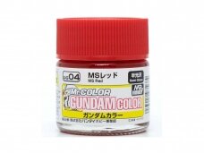 Mr.Hobby - Gundam Color paint MS Red (Semi-Gloss), 10 ml, UG-04