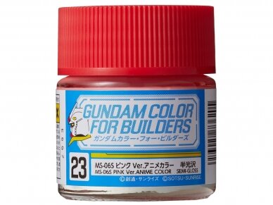 Mr.Hobby - Gundam Color For Builders värvid MS-06S PINK Ver., 10 ml, UG-23