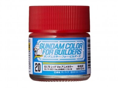 Mr.Hobby - Gundam Color For Builders paint RX-78 RED Ver., 10 ml, UG-20