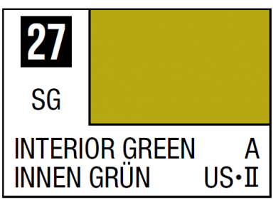 Mr.Hobby - Mr.Color C-027 Interior Green, 10ml