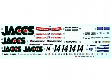 NuNu - Honda Civic EF9 Group A sponsored by JACCS - 1992, 1/24, 24021 6