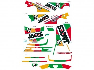 NuNu - Honda Civic EF9 Group A sponsored by JACCS - 1992, 1/24, 24021 5