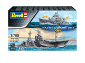 Revell - Pacific Warriors USS Fletcher & USS Indianapolis dovanų komplektas, 1/700, 05644