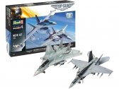 Revell - Top Gun Maverick's - F/A-18E Super Hornet & F-14D Tomcat dovanų komplektas, 1/72, 05677