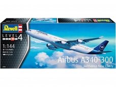 Revell - Airbus A340-300 Lufthansa New Livery, 1/144, 03803