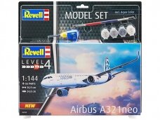 Revell - Airbus A321 Neo dovanų komplektas, 1/144, 64952