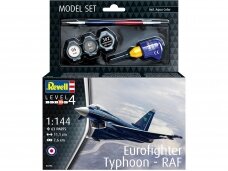 Revell - Eurofighter Typhoon - RAF dovanų komplektas, 1/144, 63796