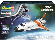 Revell - James Bond 007 "Moonraker" Space Shuttle dovanų komplektas, 1/144, 05665