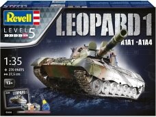 Revell - Leopard 1A1A1/A1A4 dovanų komplektas, 1/35, 05656