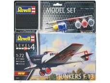 Revell - Junkers F.13 dovanų komplektas, 1/72, 63870