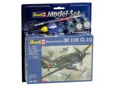 Revell - Messerschmitt Bf-109 G-10 Model Set, 1/72, 64160