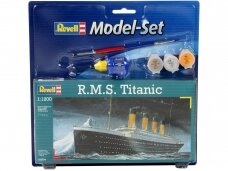 Revell - R.M.S. Titanic dovanų komplektas, 1/1200, 65804