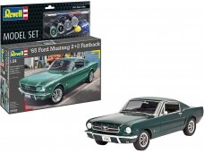 Revell - 1965 Ford Mustang 2+2 Fastback Model Set, 1/24, 67065