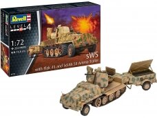 Revell - sWs mit Flak-Aufbau als Sfl. Mit 3,7 cm Flak 43, 1/72, 03293