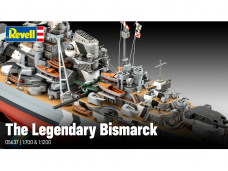 Revell - The Legendary Bismarck (1:700 & 1:1200) dovanų komplektas, 05637