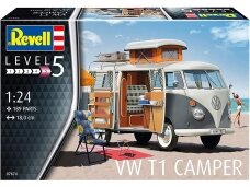 Revell - VW T1 Camper, 1/24, 07674